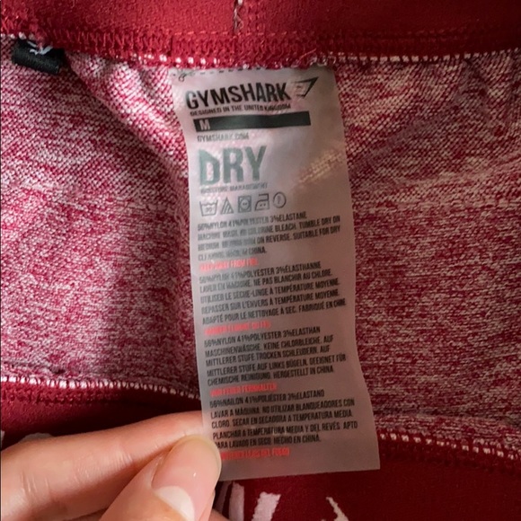 Gymshark Flex Leggings - Beet Marl/Chalk Pink - Picture 3 of 4